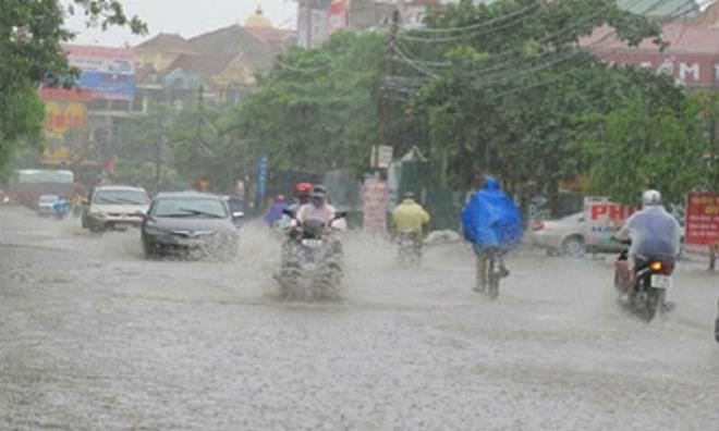 Bắc Bộ mưa lớn, Trung Bộ tiếp tục nắng nóng diện rộng