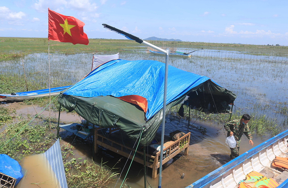 An Giang: “Thay áo” cho chốt phòng, chống dịch COVID-19