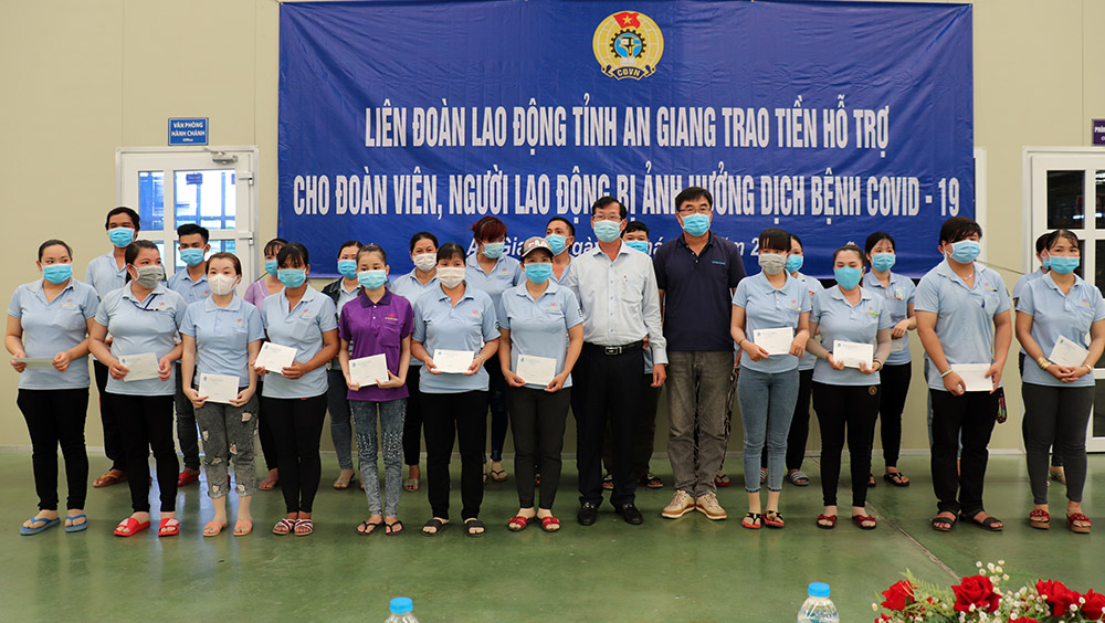 Tiếp nối hỗ trợ người lao động khó khăn do ảnh hưởng dịch bệnh COVID-19