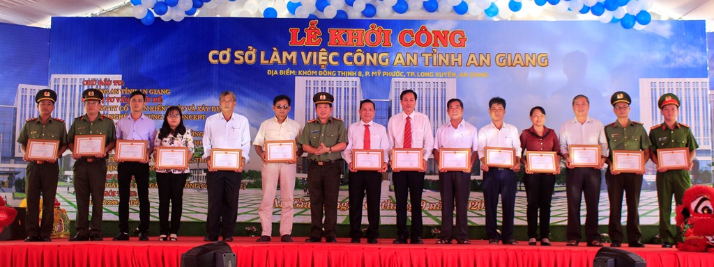 Khởi công xây dựng cơ sở làm việc Công an tỉnh An Giang