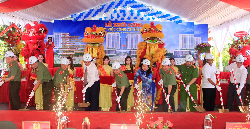 Khởi công xây dựng cơ sở làm việc Công an tỉnh An Giang