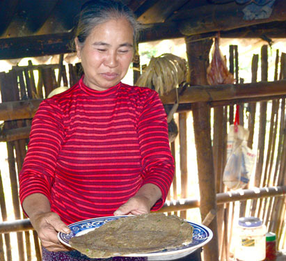 Bánh chưng đen, bánh rán tam giác mạch xứ Lạng