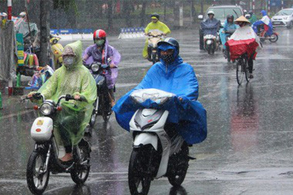 Dự báo thời tiết 10-9, Bắc Bộ mưa giông rải rác