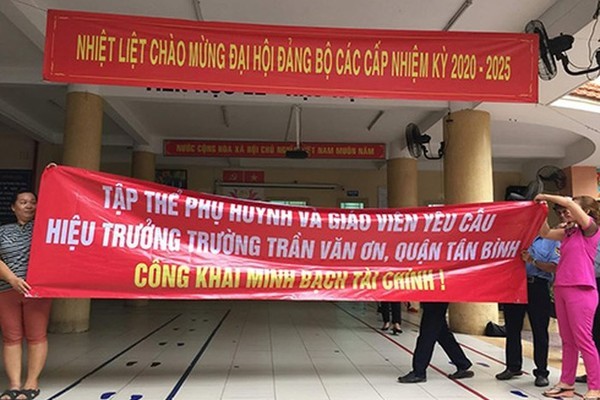 Trường học phải công khai các khoản thu trên website