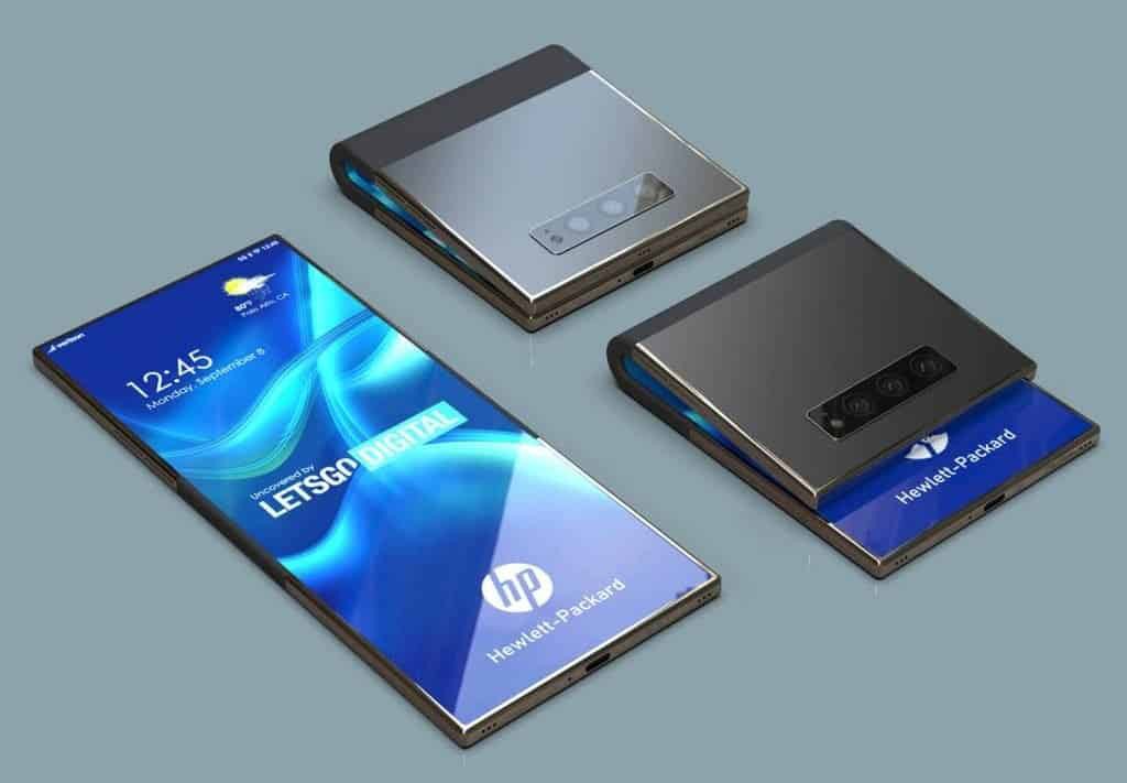 Smartphone màn hình gập HP “lộ” ảnh render đẹp hút hồn