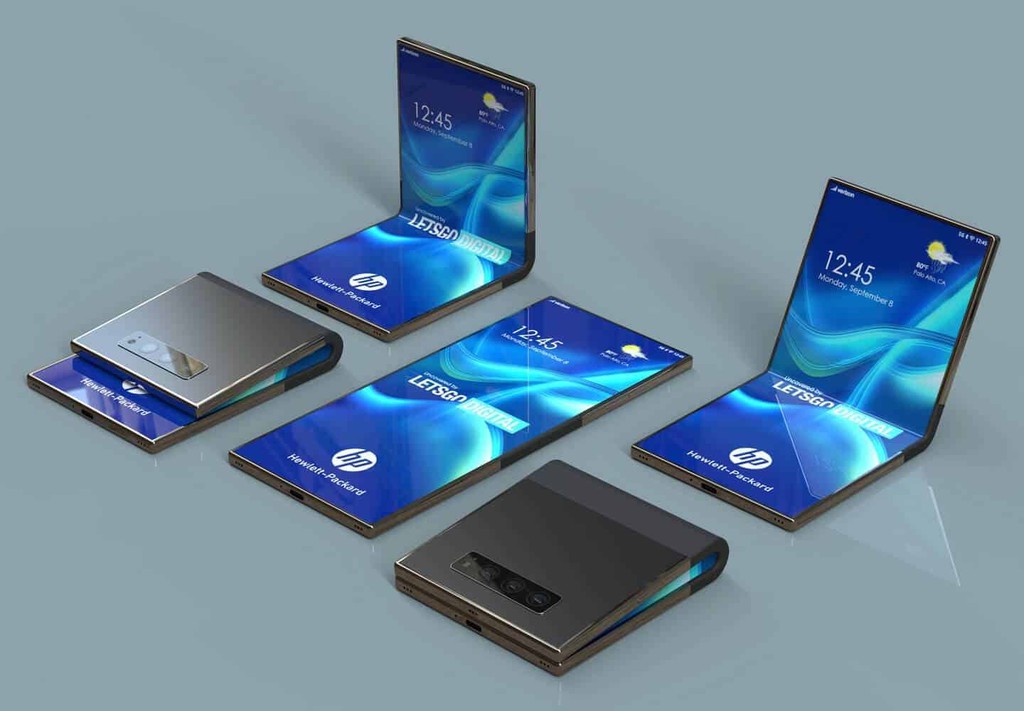 Smartphone màn hình gập HP “lộ” ảnh render đẹp hút hồn