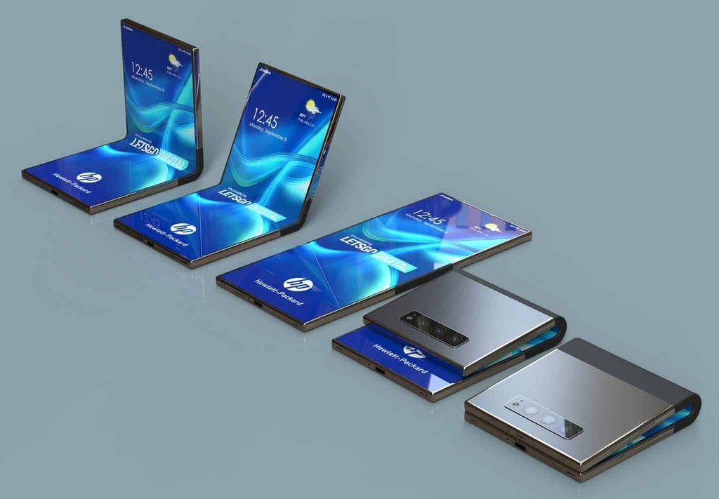 Smartphone màn hình gập HP “lộ” ảnh render đẹp hút hồn
