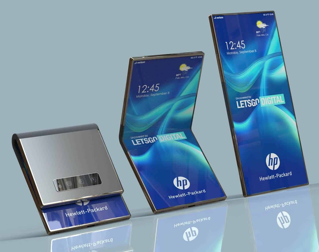 Smartphone màn hình gập HP “lộ” ảnh render đẹp hút hồn