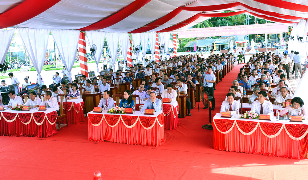 Thoại Sơn: Khánh thành các công trình chào mừng Đại hội đại biểu Đảng bộ tỉnh An Giang lần thứ XI (nhiệm kỳ 2020 – 2025)