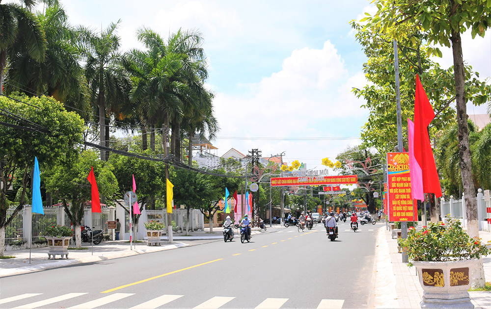 Long Xuyên rực rỡ cờ hoa chào mừng Đại hội đại biểu Đảng bộ tỉnh An Giang lần thứ XI (nhiệm kỳ 2020 -2025)