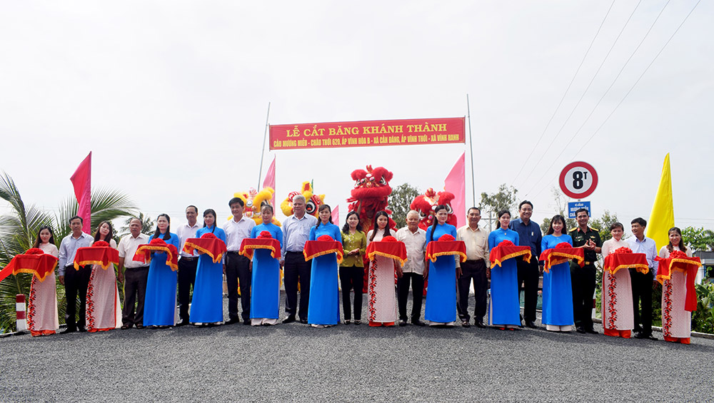 Châu Thành khánh thành công trình chào mừng Đại hội đại biểu Đảng bộ tỉnh lần thứ XI