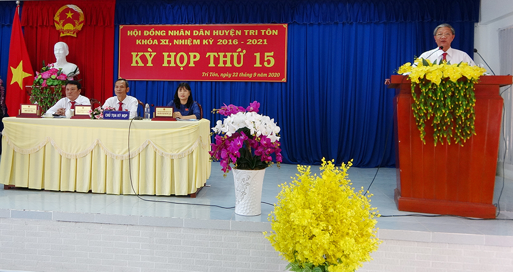Bà Nguyễn Thị Phương Lan giữ chức Chủ tịch HĐND huyện Tri Tôn