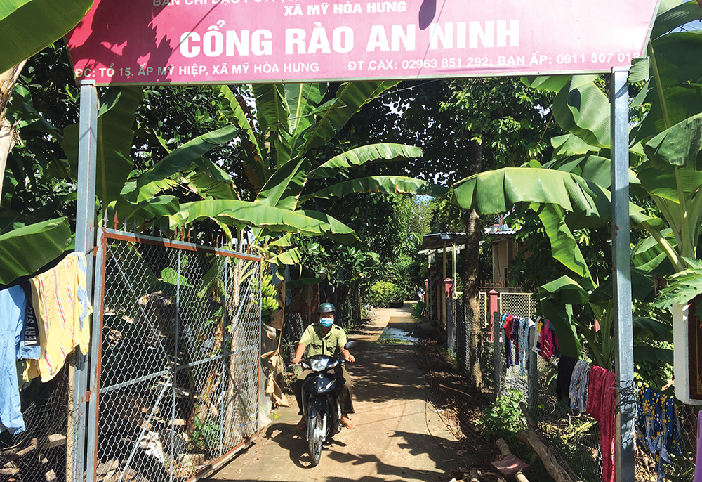 Nhiều mô hình đảm bảo an ninh trật tự ở xã Mỹ Hòa Hưng