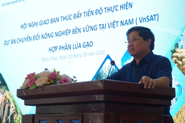 Đồng Tháp: Khẩn trương thúc đẩy thực hiện dự án VnSAT