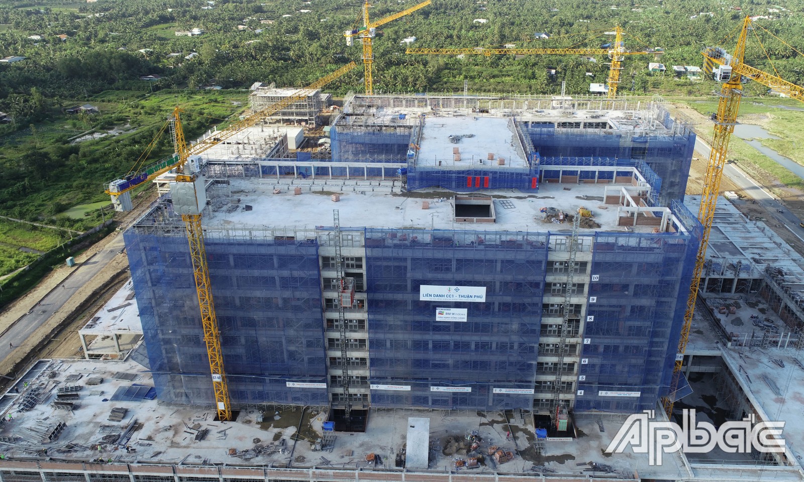 Dự án Bệnh viện Đa khoa tỉnh Tiền Giang đạt 45% khối lượng xây lắp