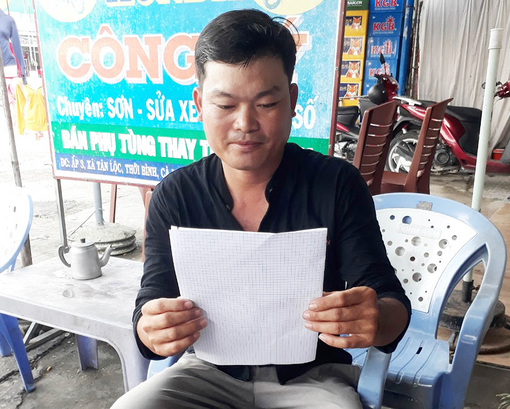Tố cáo một công an xã đánh người gây thương tích
