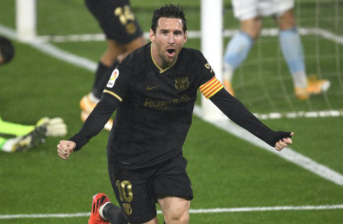 Chơi thiếu người, Barca vẫn thắng to nhờ Fati và Messi