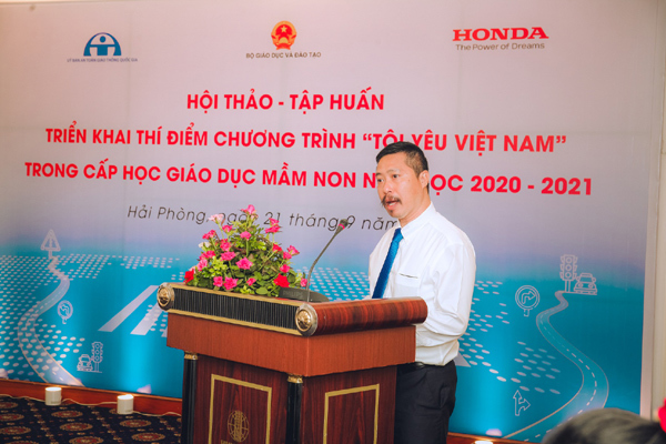 Thí điểm dạy an toàn giao thông cho trẻ mầm non
