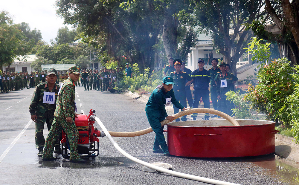 Hội thao Phòng cháy, chữa cháy trong lực lượng vũ trang địa phương tỉnh