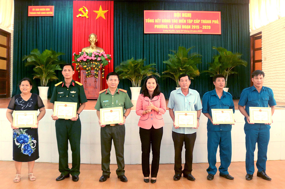 Long Xuyên hoàn thành tốt nhiệm vụ diễn tập