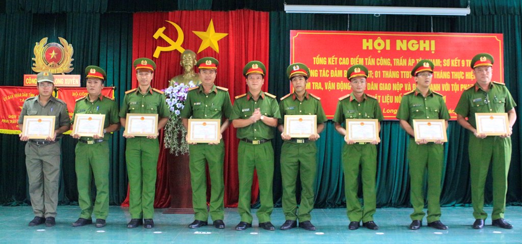 Công an TP. Long Xuyên: Đạt nhiều kết quả trong cao điểm tấn công trấn áp tội phạm