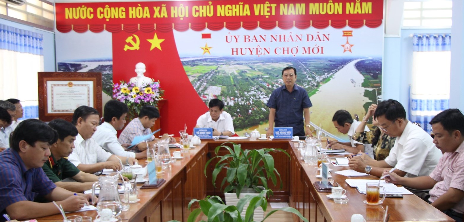 Chợ Mới: Triển khai nhiệm vụ trọng tâm các tháng cuối năm 2020