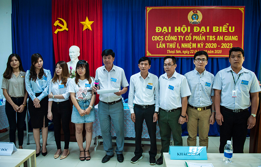 Đại hội Công đoàn cơ sở Công ty Cổ phần TBS An Giang