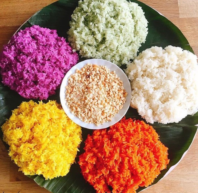 Những món xôi sắc màu