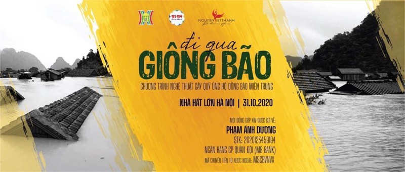 ‘Đi qua giông bão’ sát cánh với đồng bào miền Trung