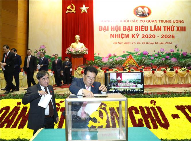 51 đồng chí tham gia Ban Chấp hành Đảng bộ Khối các Cơ quan Trung ương nhiệm kỳ 2020-2025