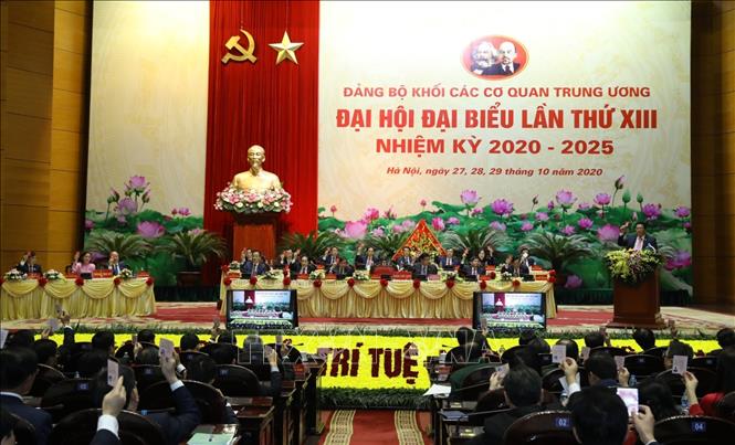 51 đồng chí tham gia Ban Chấp hành Đảng bộ Khối các Cơ quan Trung ương nhiệm kỳ 2020-2025