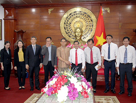 Đoàn Tổng Lãnh sự Vương quốc Thái Lan đến chào xã giao lãnh đạo tỉnh Hậu Giang