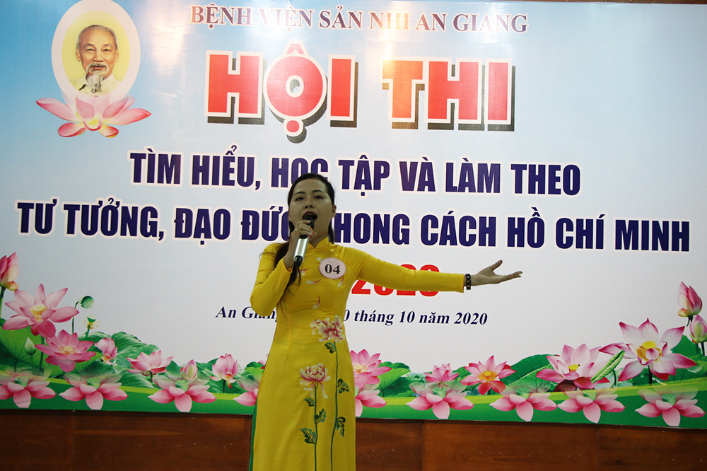 Bệnh viện Sản-Nhi An Giang thi tìm hiểu, học tập và làm theo tư tưởng, đạo đức, phong cách Hồ Chí Minh