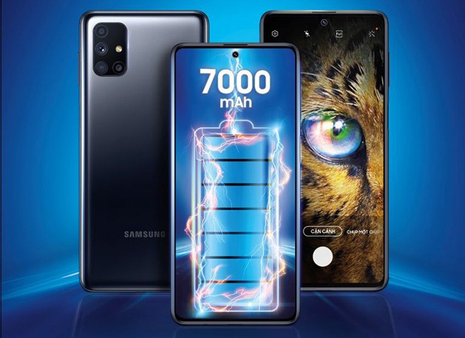 Samsung trình làng smartphone Galaxy M51 trang bị pin 'siêu khủng'