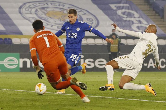 Vùi dập Sporting Braga 4-0, Leicester bay cao ở Europa League