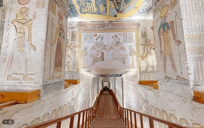 Chuyến tham quan 'ảo' đưa bạn vào trong lăng mộ của Pharaoh Ai Cập cổ đại