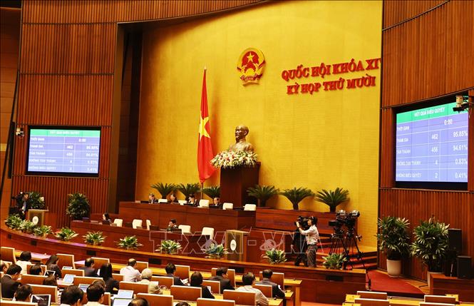 Sáng nay 12-11, Quốc hội phê chuẩn việc bổ nhiệm ba thành viên Chính phủ và Thẩm phán Tòa án nhân dân tối cao