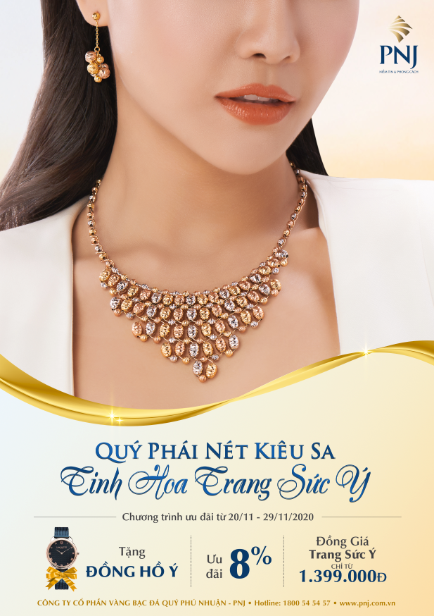 Quý phái nét kiêu sa, tinh hoa trang sức Ý