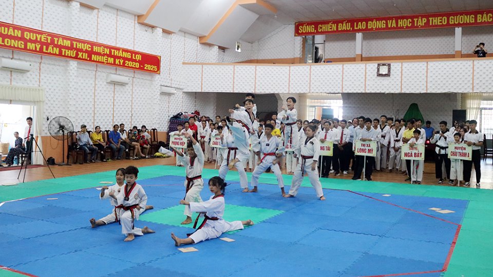 Giải vô địch taekwondo tỉnh Hậu Giang 2020: Hơn 120 vận động viên tham gia