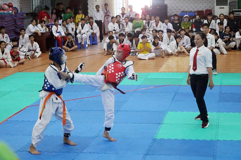 Giải vô địch taekwondo tỉnh Hậu Giang 2020: Hơn 120 vận động viên tham gia