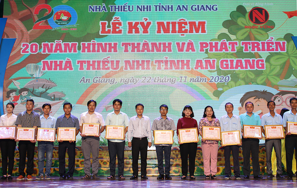Nhà Thiếu nhi tỉnh An Giang kỷ niệm 20 năm hình thành và phát triển