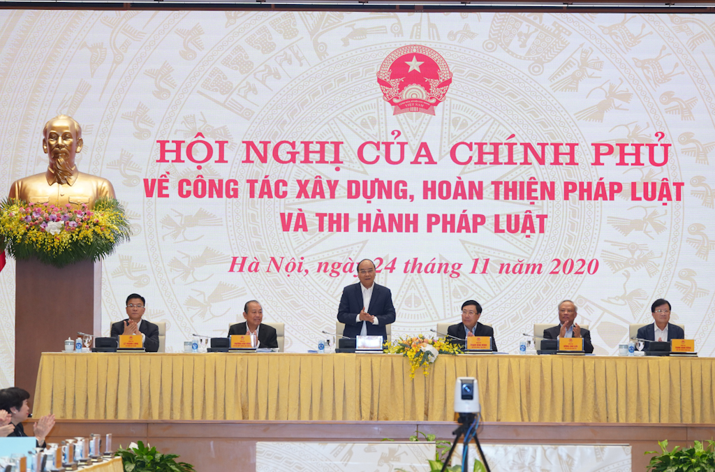 Hội nghị của Chính phủ về hoàn thiện và thi hành pháp luật