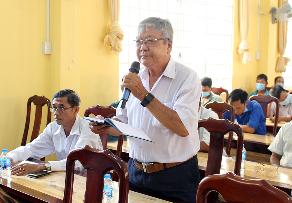 Bí thư Tỉnh ủy An Giang Võ Thị Ánh Xuân tiếp xúc cử tri sau kỳ họp thứ 10, Quốc hội khóa XIV
