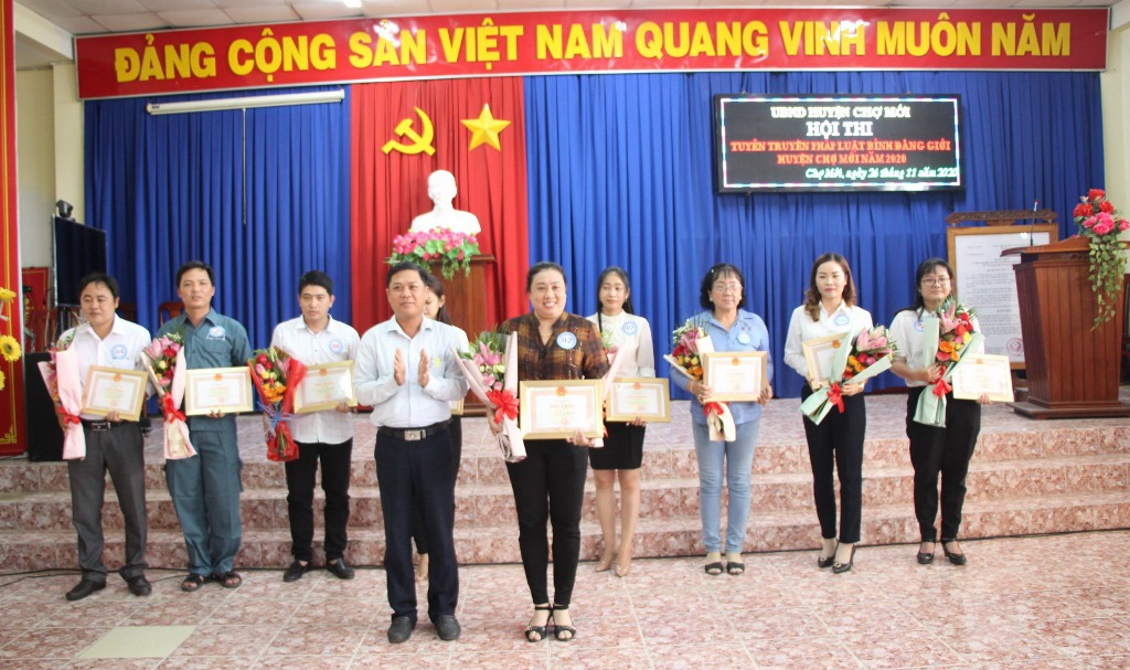 Chợ Mới: Hội thi tuyên truyền pháp luật bình đẳng giới