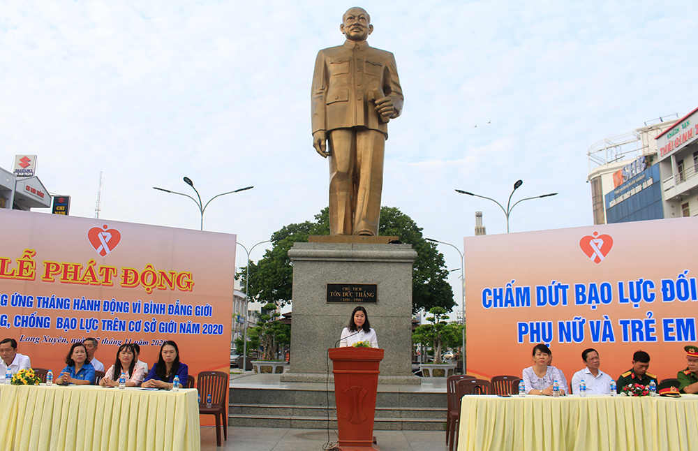 TP. Long Xuyên phát động ra quân hưởng ứng tháng hành động vì bình đẳng giới
