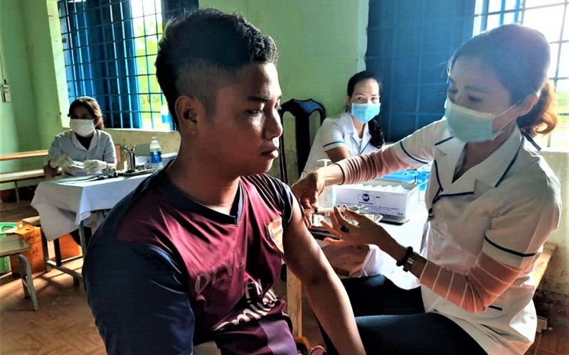 Tiêm gần 1 triệu liều vaccine phòng bệnh bạch hầu cho người dân Tây Nguyên