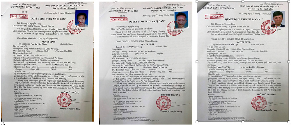 Liên quan vụ vận chuyển 51kg vàng 9999 qua biên giới An Giang: Truy nã đặc biệt nguy hiểm 5 đối tượng và đồng loạt khám xét 15 địa điểm