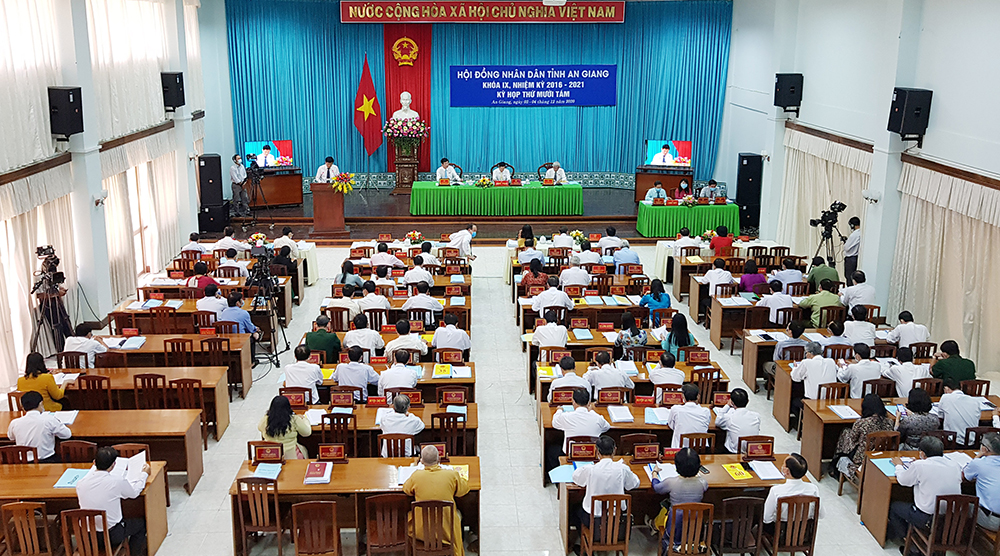 Khai mạc kỳ họp HĐND tỉnh An Giang cuối năm 2020