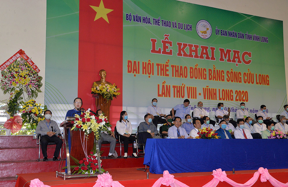 Khai mạc Đại hội Thể thao ĐBSCL lần VIII – Vĩnh Long năm 2020