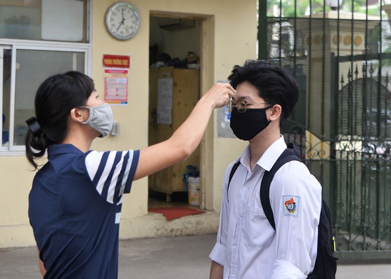 Tăng cường phòng, chống dịch Covid-19 trong trường học